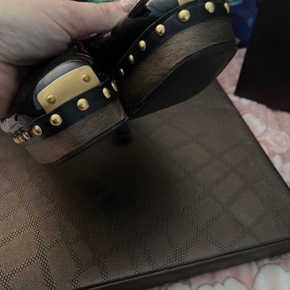 Miu miu wood 🪵 leather battle shoes - Picture 7 of 10